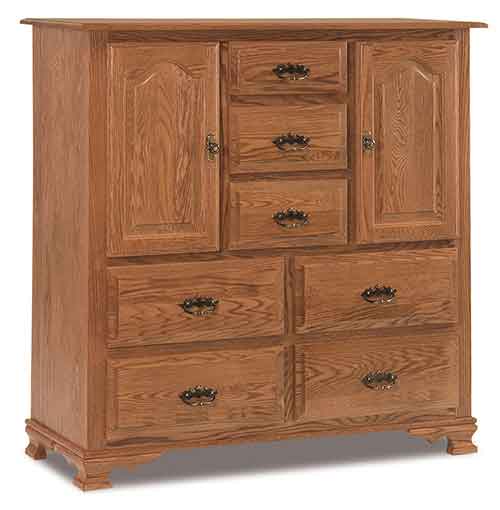Amish Hoosier Heritage 7 Drawer His & Hers Chest