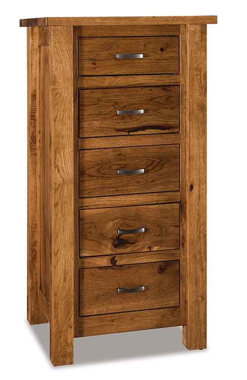 Amish Heidi 5 Drawer Lingerie Chest - Click Image to Close