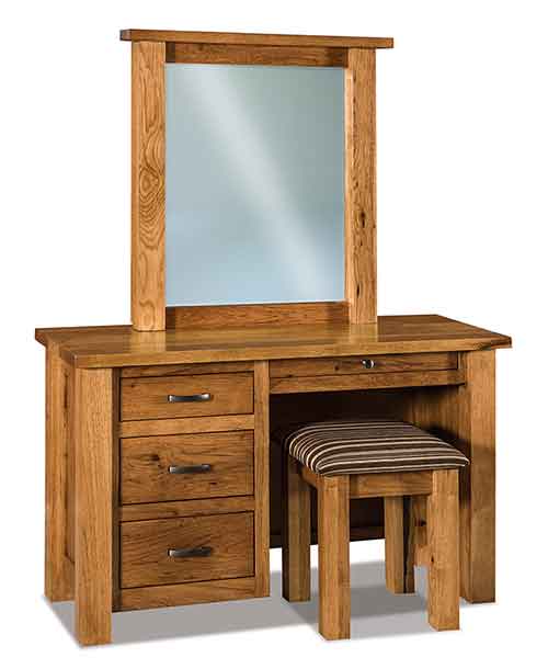 Amish Heidi 4 Drawer Vanity Dresser - Click Image to Close