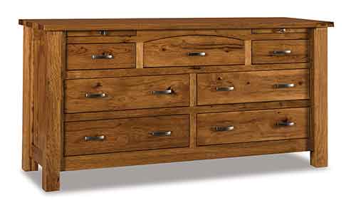Amish Heidi 7 Drawer Dresser - Click Image to Close
