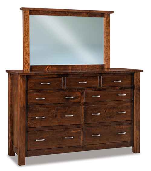 Amish Heidi 9 Drawer Dresser - Click Image to Close