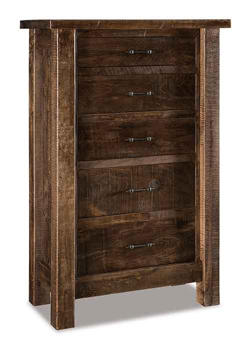 Amish Houston 5 Drawer Chest - Click Image to Close