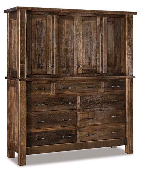 Amish Houston 2 pc. Mule Chest - Click Image to Close