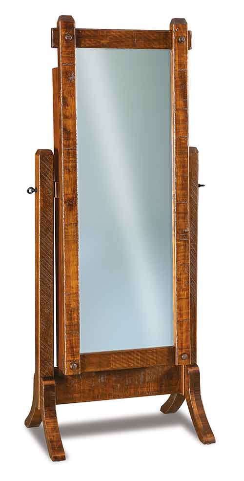 Amish Houston Beveled Cheval Mirror