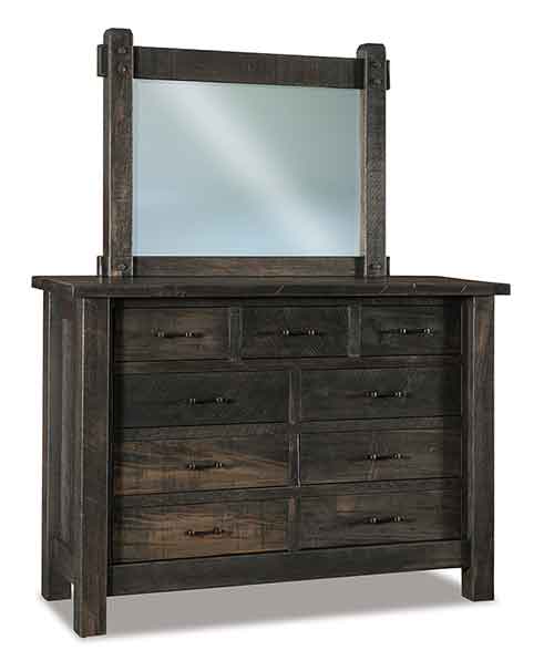 Amish Houston 9 Drawer Dresser - Click Image to Close