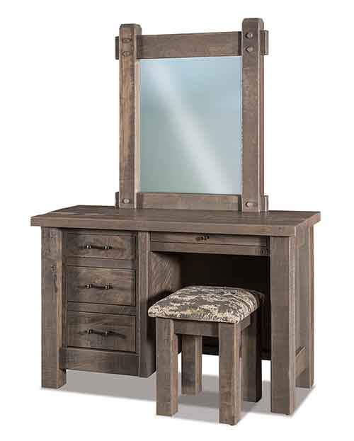 Amish Houston 4 Drawer Vanity Dresser - Click Image to Close