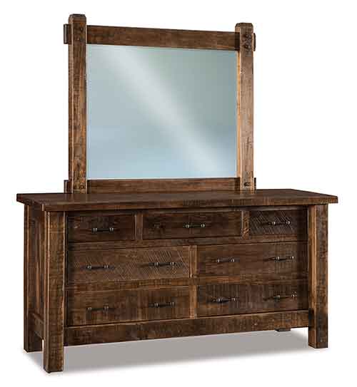 Amish Houston 7 Drawer Dresser - Click Image to Close