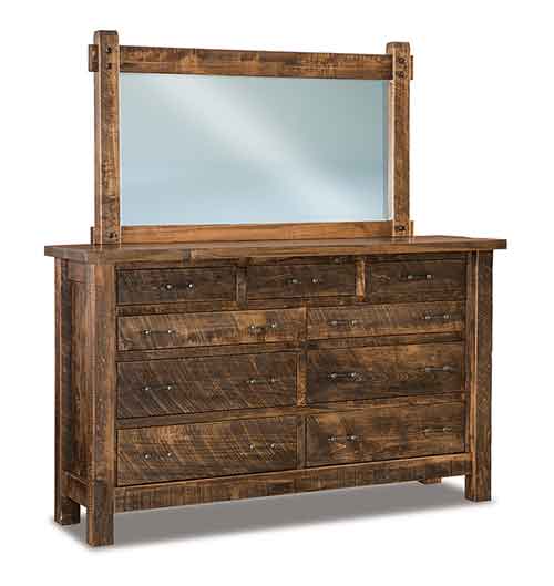 Amish Houston 9 Drawer Dresser