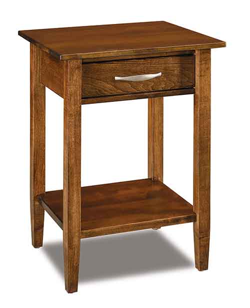 Amish Imperial 1 Drawer Open Nightstand