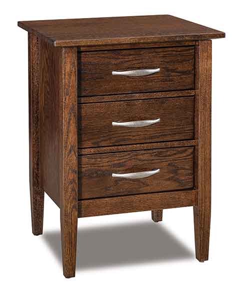 Amish Imperial 3 Drawer Nightstand