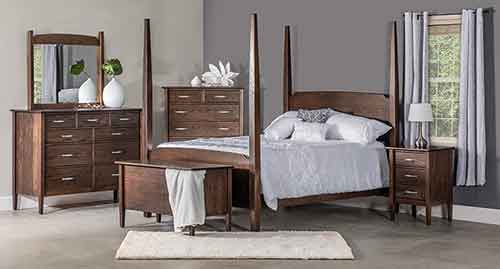 Amish Imperial 3 Drawer Nightstand - Click Image to Close
