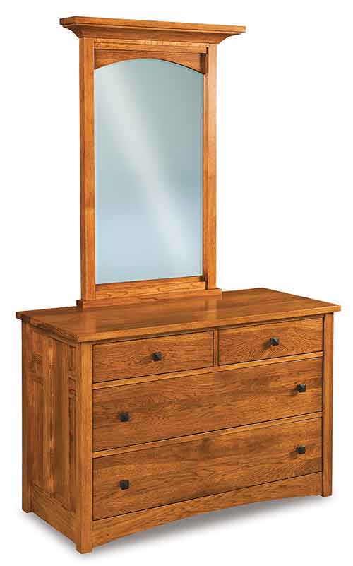Amish Kascade 4 Drawer Dresser - Click Image to Close