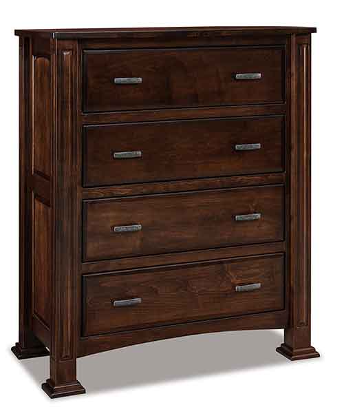 Amish Lexington 4 Drawer Chest - Click Image to Close