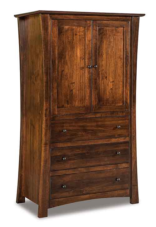 Amish Matison Armoire; 3 drawer, 2 door, 2 adj. shelves