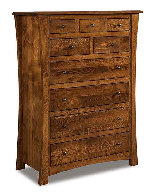 Amish Matison 9 Drawer Chest - Click Image to Close