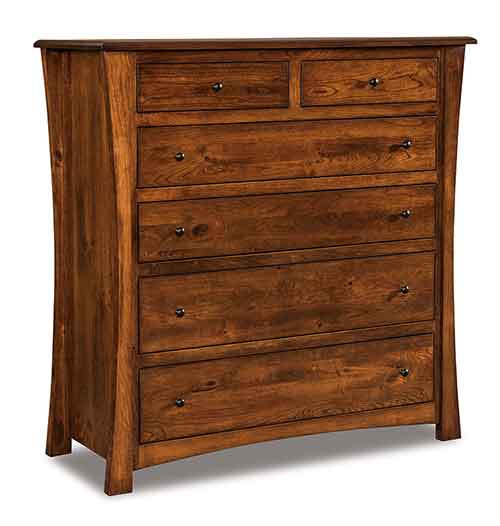 Amish Matison 6 Drawer Jumbo Chest - Click Image to Close