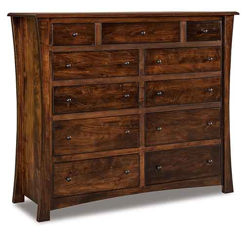 Amish Matison 11 Drawer Double Chest