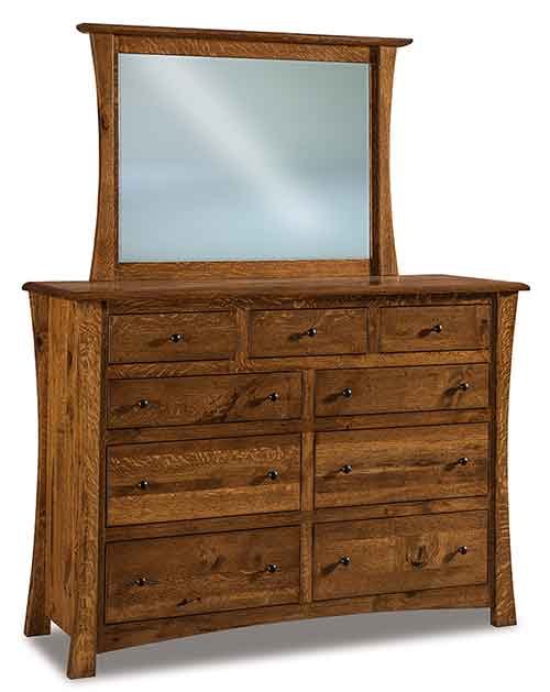 Amish Matison 9 Drawer Dresser - Click Image to Close
