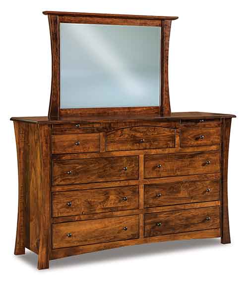 Amish Matison 9 Drawer Dresser w/jewelry drawer