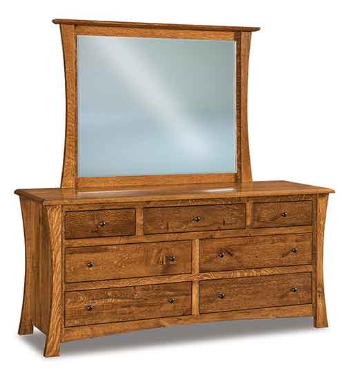 Amish Matison 7 Drawer Dresser