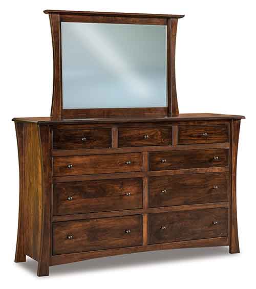 Amish Matison 9 Drawer Dresser - Click Image to Close