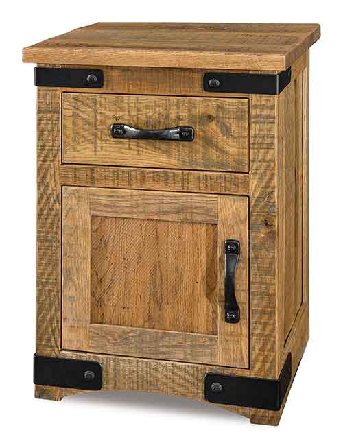 Amish Orewood 1 Drawer, 1 Door Nightstand - Click Image to Close
