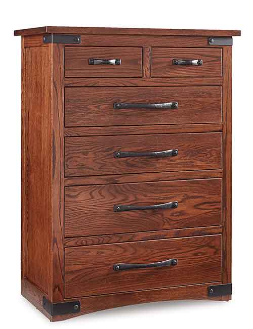Amish Orewood 6 Drawer Chest - Click Image to Close