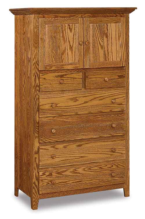 Amish Shaker Armoire - Click Image to Close