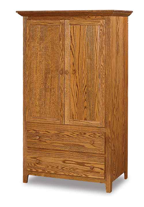 Amish Shaker Armoire - Click Image to Close