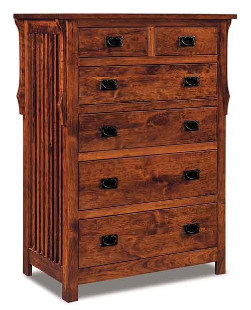 Amish Stick Mission 6 Drawer Chest