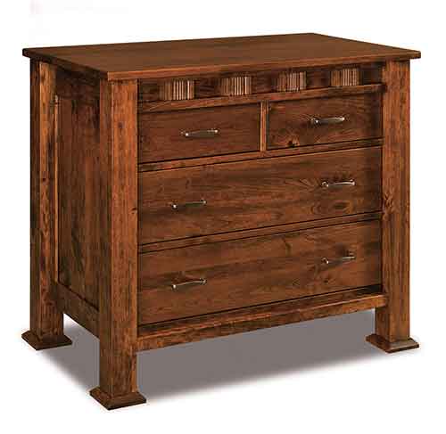 Amish Sequoyah 4 Drawer Child's Chest - Click Image to Close