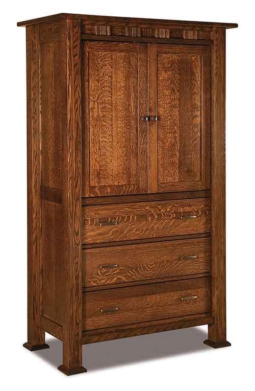 Amish Sequoyah Armoire - Click Image to Close