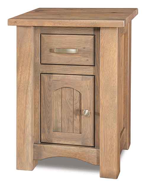 Amish Timbra 1 Drawer, 1 Door Nightstand - Click Image to Close