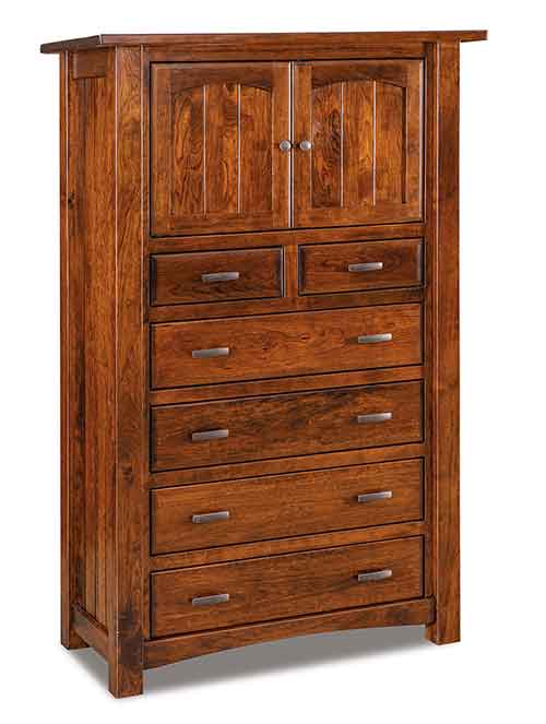 Amish Timbra Chest Armoire - Click Image to Close