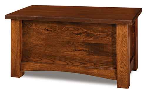 Amish Timbra Blanket Chest w/cedar bottom - Click Image to Close