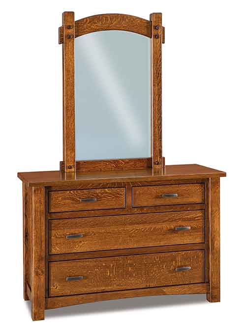 Amish Timbra 4 Drawer Dresser - Click Image to Close