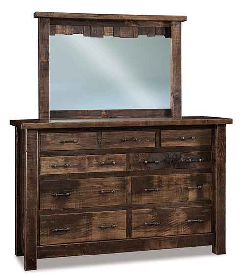 Amish Vandella 9 Drawer Dresser - Click Image to Close