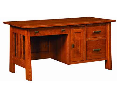 Freemont Mission Computer Desk - Click Image to Close