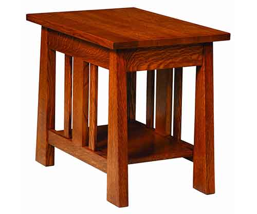 Freemont Open Mission End Table - No Drawer - Click Image to Close
