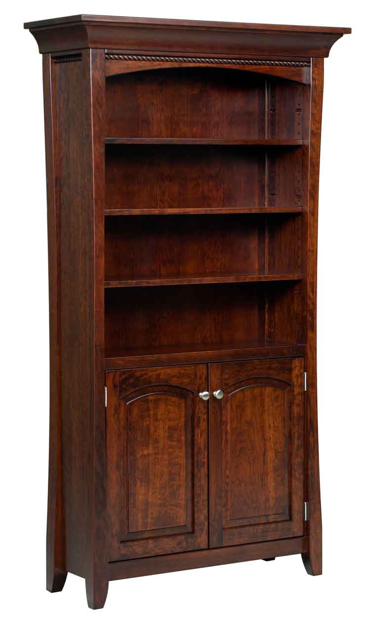 Amish Berkley 48" Bookcase with Doors
