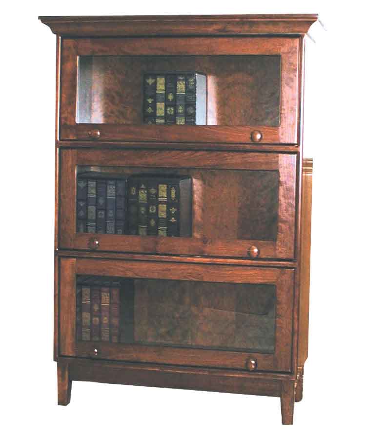 Amish Shaker Barrister Bookcase - Click Image to Close