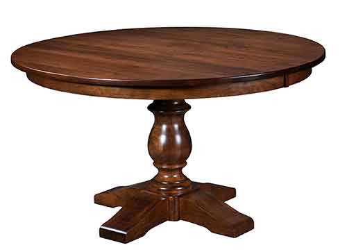 Amish Alex Single Pedestal Table