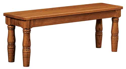 Amish French Farmhouse Bench - Click Image to Close