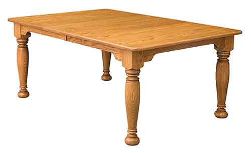 Amish Belleville Legged Table - Click Image to Close