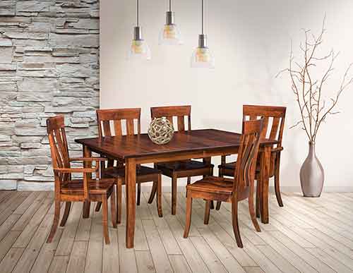 Amish Yorktown Legged Table - Click Image to Close