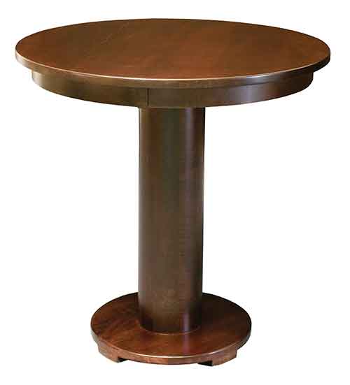Amish Barrel Bistro Table - Click Image to Close