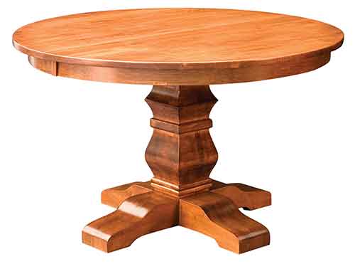 Amish Bradbury Single Pedestal Table