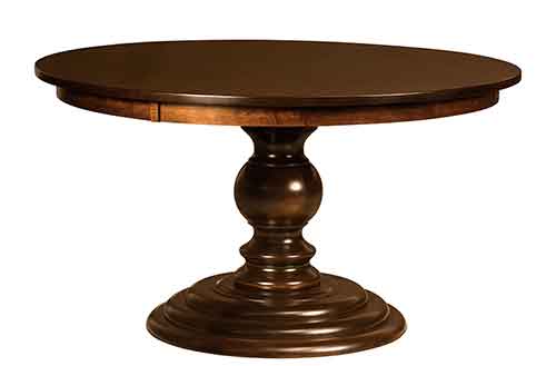 Amish Roanoke Single Pedestal Table