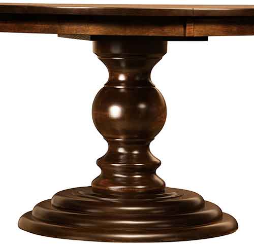 Amish Roanoke Single Pedestal Table - Click Image to Close
