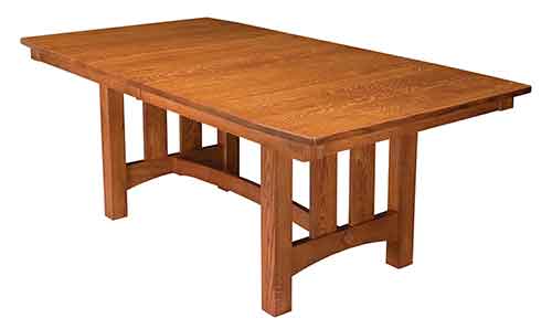 Amish Country Shaker Trestle Table - Click Image to Close